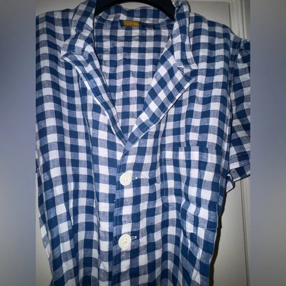 Ralph Lauren Blue and White Checkered Dress - Picture 5 of 9